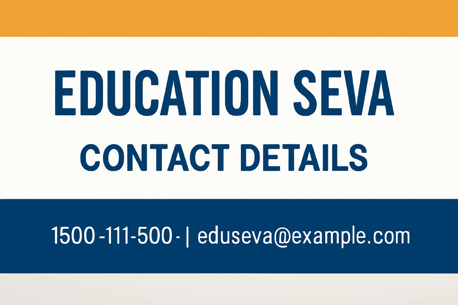 Education Seva Contact Details