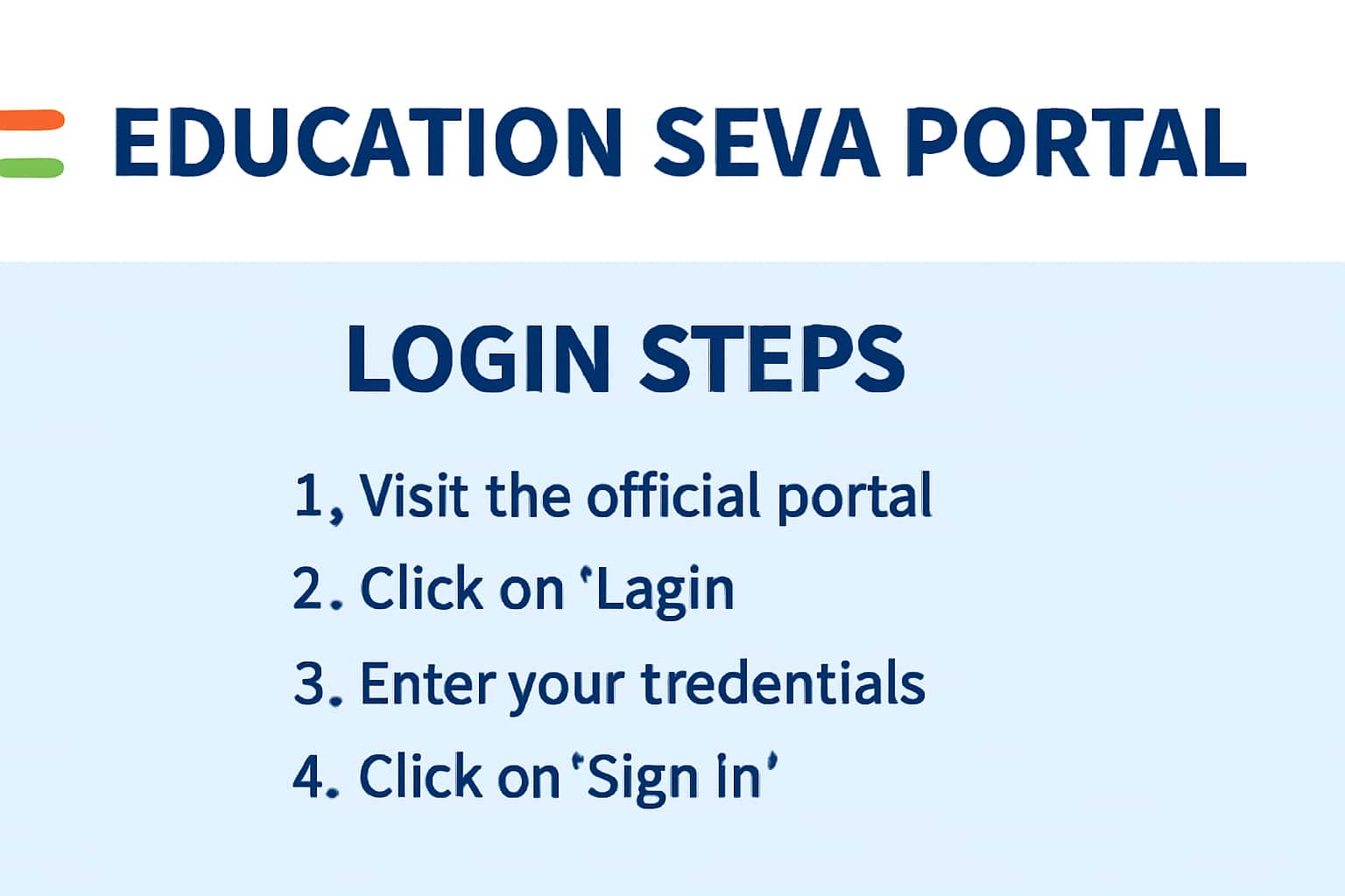 Education Seva Portal Login Steps